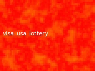 visa usa lottery
