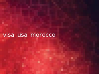 visa usa morocco
