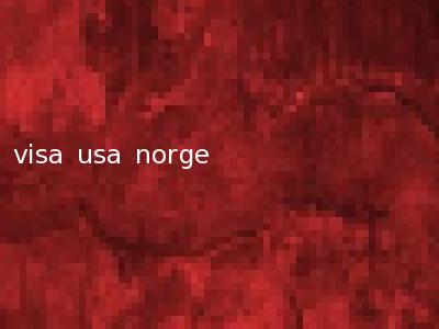 visa usa norge