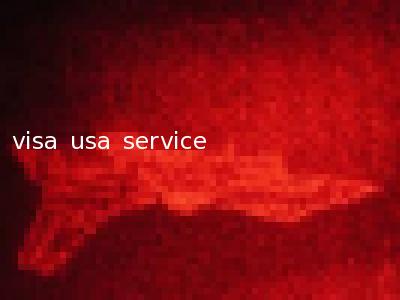 visa usa service