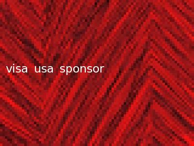 visa usa sponsor