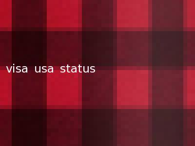 visa usa status