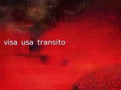 visa usa transito