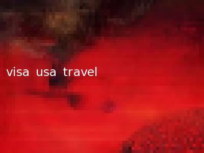 visa usa travel