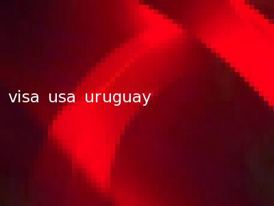 visa usa uruguay