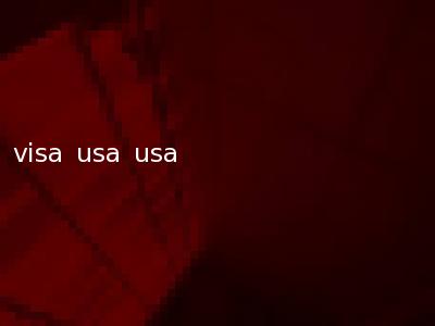 visa usa usa