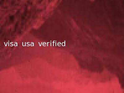visa usa verified