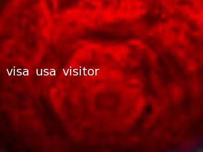 visa usa visitor