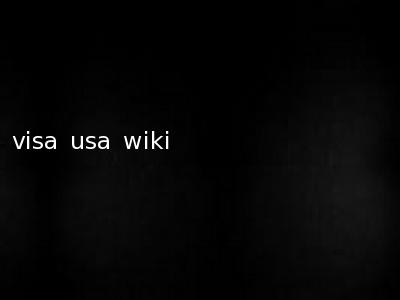 visa usa wiki