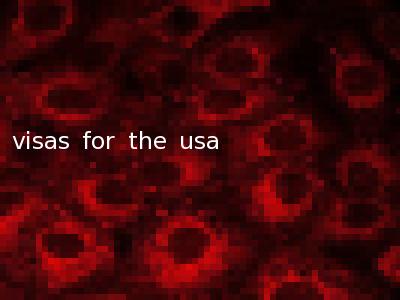 visas for the usa