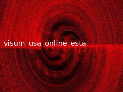 visum usa online esta