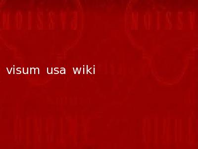 visum usa wiki